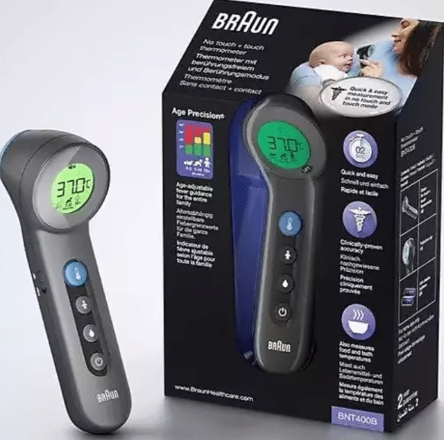 Braun BNT400BWE – No Touch + Stirnthermometer – Kontaktlos – Neu