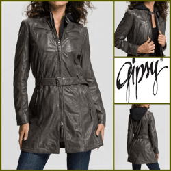 Damen-Ledermantel von Gipsy 