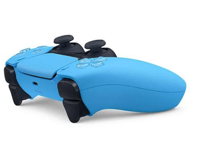 Sony DualSense Controller Starlight Blue – Kabelloser PS5-Controller mit adaptiven Triggern und haptischem Feedback – Neu