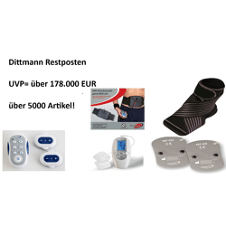 Exclusive new goods from Dittmann: 8 pallets of high-quality health products at a special price! RRP: 178.799,86€ -> now only: 15.490,36€ net