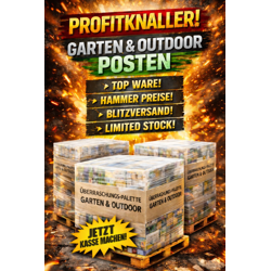 SONDERPOSTEN-HAMMER: GARTEN & OUTDOOR PALETTEN - Entdecke jetzt deine Palette im Wochendeal