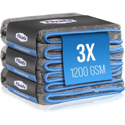 *WG LAGERUMZUG* Filzada® 3x Lackschonendes Mikrofasertuch Auto Mit 1200 GSM - Unfassbare Saugkraft 