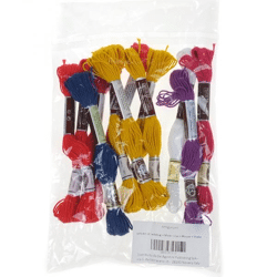 Amigurumi-Bausatz - Garn DMC UPS 12 Marienkäfer + Maulwurf + Katze + Maus + Schlange