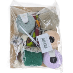 Amigurumi-Bausatz - Garne DMC 15 Suricat + Schmetterling + Lama + Ente + Fledermaus