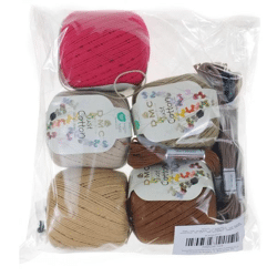 Amigurumi kit - DMC yarns 23 Buffalo + tapir + salamander + wild b