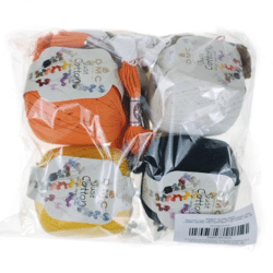 Amigurumi-Bausatz - Garne DMC 24 Roter Panda + Henne + Leopard + Orca + th