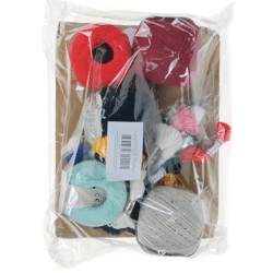 Amigurumi Kit - Garn DMC 17 Schildkröte + Waschbär + Krabbe + Ameise + Tukan