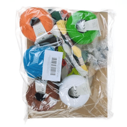 Amigurumi Set - Garn DMC 16 Storch + Biber + Grashüpfer + Tiger + kleiner Fisch