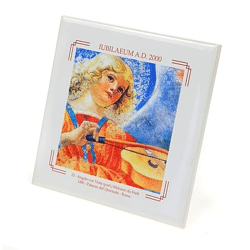 Bedruckte Keramikfliesen 11x11 cm im Karton mit Sichtfenster, MIX-Motive