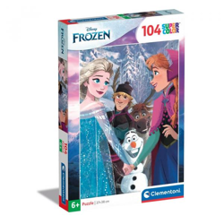Clementoni 25742 - 104 pieces Puzzle Supercolor - Disney Frozen 2