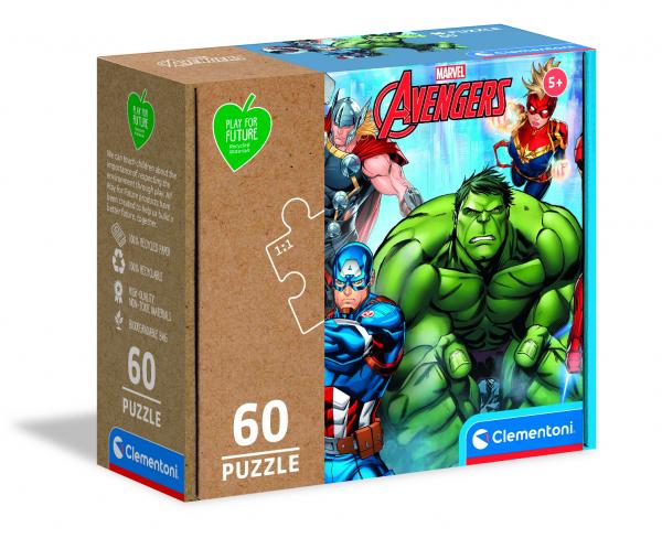 Clementoni 26101 - 60 Teile Puzzle - Avengers