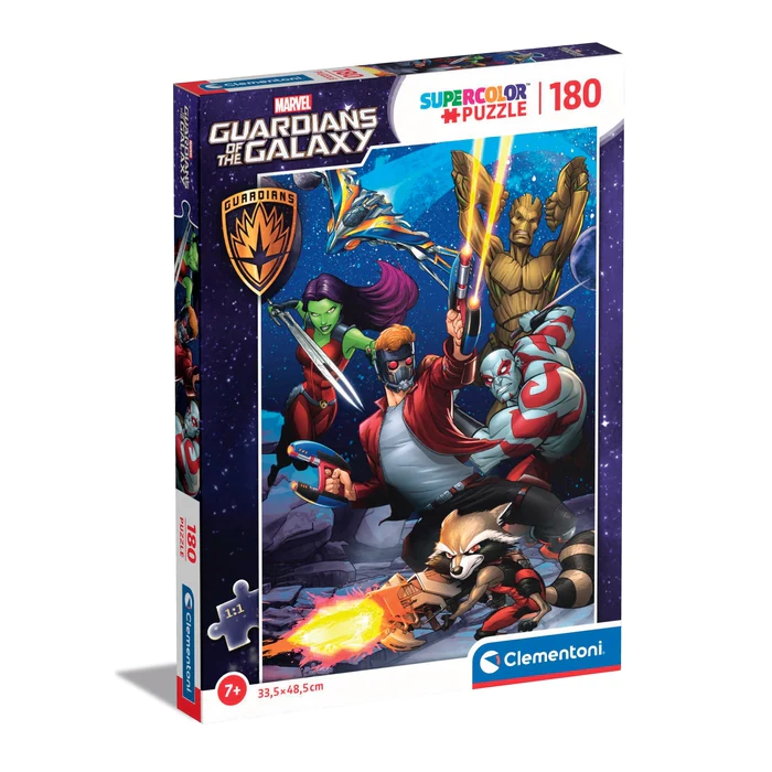 Clementoni 29783 - 180 Teile Puzzle Supercolor - Guardians of the Galaxy
