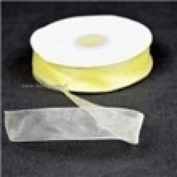 Cremefarbenes Chiffonband (1