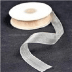 Cremefarbenes Chiffonband (3/4
