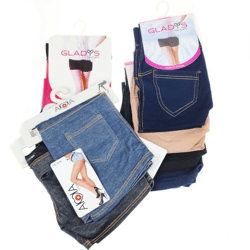 Damenshorts schwarz, marineblau, braun MIX