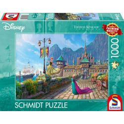 Disney Frozen - Celebrating in Arendelle - 1.000 Teile Puzzle Thomas Kinkade Collection