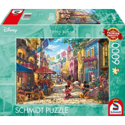 Disney - Mickey & Minnie in Mexico, 6000 Teile - Puzzle