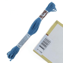 DMC Baumwoll-Mouliné-Garn Strang 10 m N26 Blue Jeans