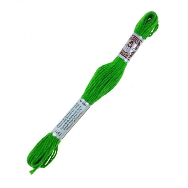 DMC Baumwollstrang Garn 10 m N48 Chartreuse