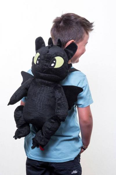 Drachenz&auml;hmen leicht gemacht - Pl&uuml;sch-Rucksack, Toothless