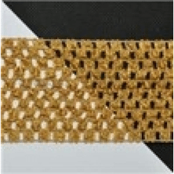 Durchbrochener Gummi TUTU gold, 7cm, A110 10 m