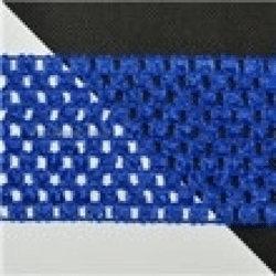 Durchbrochenes Gummi TUTU blau, 7cm, A014 10 m