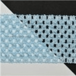 Durchbrochenes Gummi TUTU blau, 7cm, A045 10 m