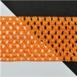 Durchbrochenes Gummi TUTU orange, 7cm, A021 10 m