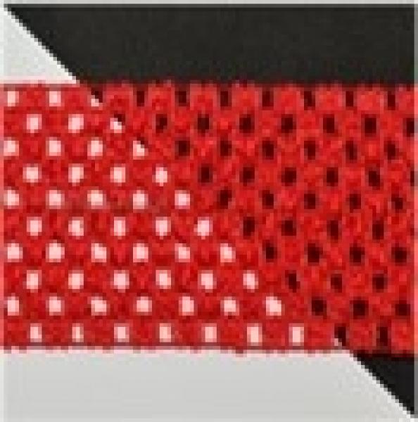 Durchbrochenes Gummi TUTU rot, 7cm, A001 10 m