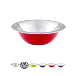 Edelstahlschüssel 18 cm Farben mischen