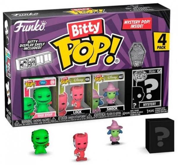 Funko 73019 - Bitty POP! - The Night Before Christmas Oogie Boogie 4er Pack
