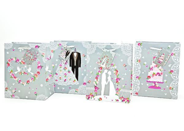 Geschenkt&uuml;te, HOCHZEIT, Medium - 4-fach sortiert