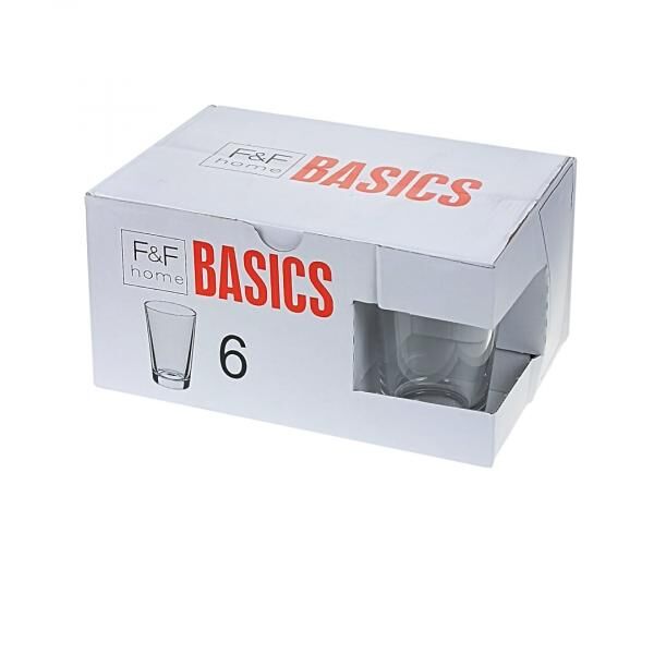 Glas im 6er-Satz 110x80 mm 300 ml
