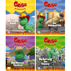 Grisu - Der kleine Drache 1-4 - 24 Mini-Büchlein im Display