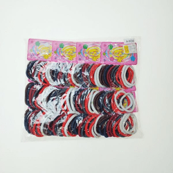 Haargummi MIX Muster 12 Stück.