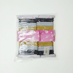 Haargummi MIX Muster 6 Stück.