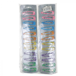 Haarspange MIX Farben 12 Stück.