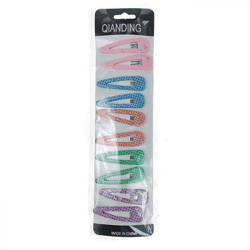 Haarspange MIX Farben 12 Stück.