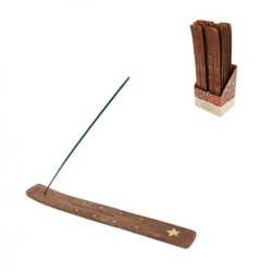 Holzkelle Star braun 25,5 cm