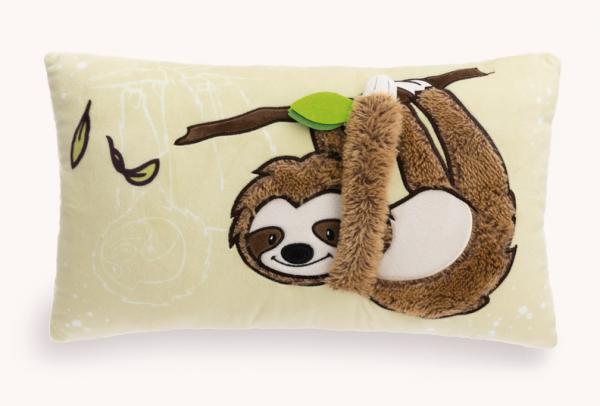 Kissen Faultier Slobby 43x25cm GREEN