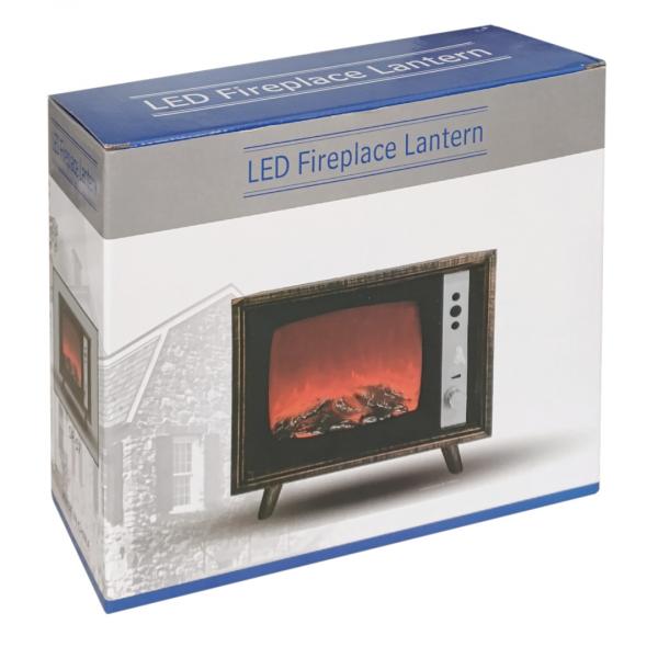 TV-Kamin 30x25x11 cm LED, Batterien, USB