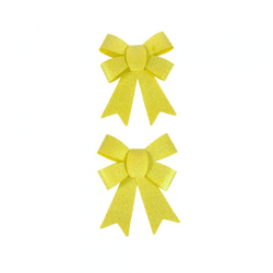 Set Zierschleifen Brokat (2 Stück) Mix Farben