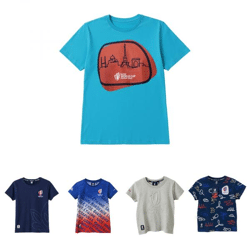 TEE/POLO Rugby World Cup 2023 Kinder-T-Shirt MIXED Muster und Größen