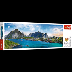 Lofoten Archipel, Norwegen - Panorama Puzzle 29500 - 500 Teile
