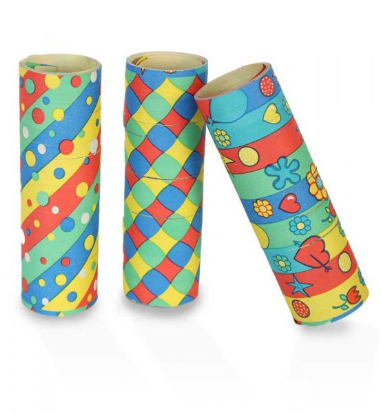 Luftschlangen Party - 3 St&uuml;ck sortiert