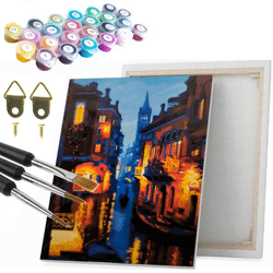 Malerei nach Zahlen 40x50 cm auf Venezia-Rahmen