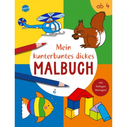 Mein kunterbuntes dickes Malbuch