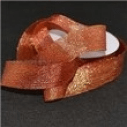 Metallisiertes Band 25mm, 026 rot (25 yds) 22.86 m