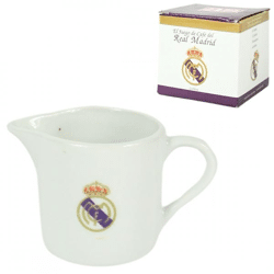 Milchkännchen mit Real Madrid Logo Porzellan 9 cm