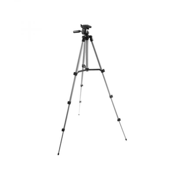 Mobiles Fotostativ silber 35-102cm mit Griff